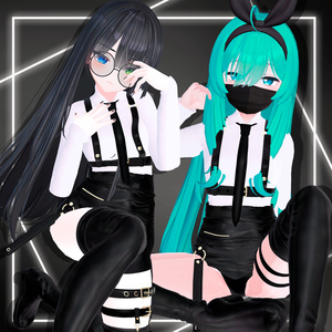 【3D衣装】Sexy Business Outfit for【森羅】【薄荷】【竜胆】【セレスティア】 缩略图 8