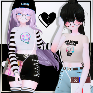 【萌用】&【舞夜】| Maya & Moe Casual Attire Outfit