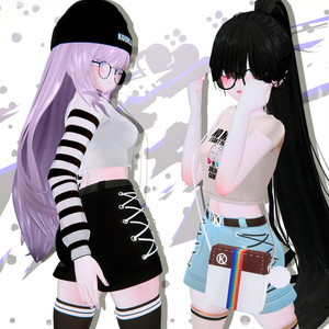 【萌用】&【舞夜】| Maya & Moe Casual Attire Outfit 缩略图 2