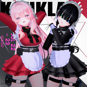  【セレスティア】【竜胆】| Selestia & Rindo Maid Cosplay