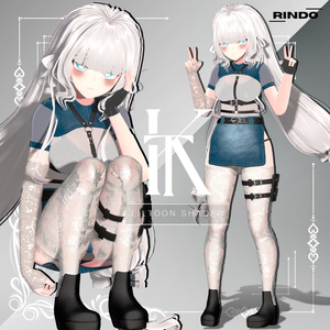 「竜胆」ゴシック | Rindo Ghotic Outfit 缩略图 4