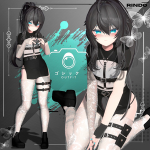 「竜胆」ゴシック | Rindo Ghotic Outfit 缩略图 3