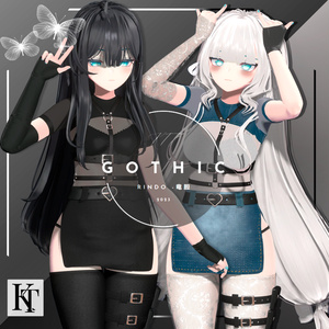 「竜胆」ゴシック | Rindo Ghotic Outfit 缩略图 2