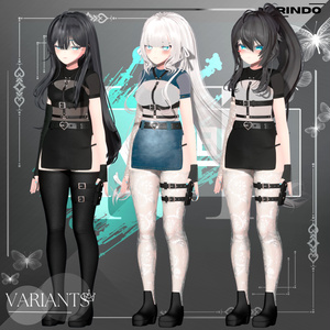 「竜胆」ゴシック | Rindo Ghotic Outfit 缩略图 5