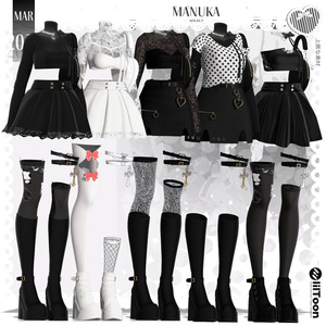 🔥 MINIMAL REBEL – 組み合わせ自在の洗練スタイル | Manuka対応 🖤 缩略图 14
