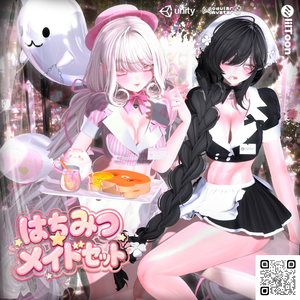  ☕【10アバター対応】🍯 はちみつメイドセット | Honey Maid Set 🎀