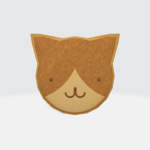 ねこのかたちのクッキー