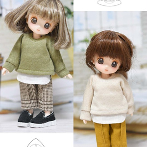 2種】8mm/6mm ゆめかわパープル &アニメ風イエロー水彩タイプ