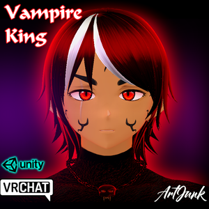 Vampire Male Avatar VR CHAT unity package 吸血鬼の男性アバター VR CHAT Unity パッケージ