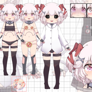 Yuumi type Rigged Premade Nonexclusive Live2D VTuber Model