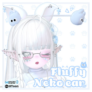  ♡Fluffy Neko ear ♡ふわふわのネコ耳 ♡MA対応♡