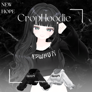 『マヌカ対応』CROP HOODIE FOR MANUKA #NEWHOPE