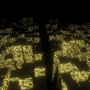 Moonlit City Night Shader