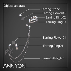 【17体アバター対応】　ANNYON Accessory Set 缩略图 11