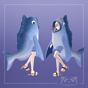 [VRchat] Fish suit 缩略图 2