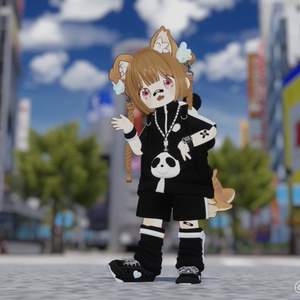 【18アバター対応】Twin♡Ring♡Tail 【VRChat想定】 缩略图 7