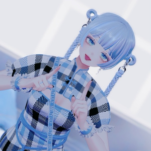 【18アバター対応】Twin♡Ring♡Tail 【VRChat想定】 缩略图 11