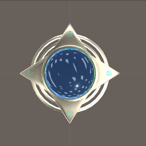 十字星のペンダント