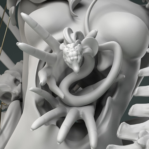 TSURU / 禁室 (未塗装未組み立てガレージキット) - MANNO DAISUKE