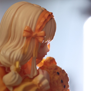 キャンバスアート『チョコケーキ6姉妹のイースターパーティ1