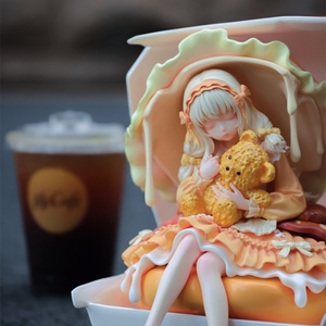 キャンバスアート『チョコケーキ6姉妹のイースターパーティ1