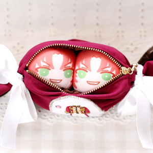 天使の羽 ハート缶バッジロゼット シフォンフリル ピンク - mint-soda