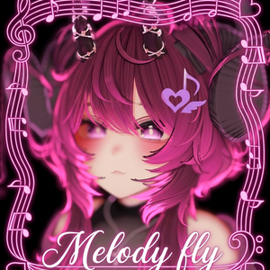 Melody fly Pin