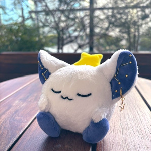ハンドメイド 無属性ぬい 無属性 ぬいぐるみ 骨あり ピンク うた