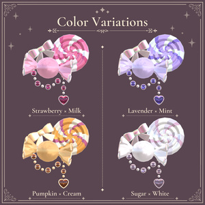 【無料】キャンディチャームの髪飾り｜Candy Charm Hair Accessory｜【全7種】 缩略图 2