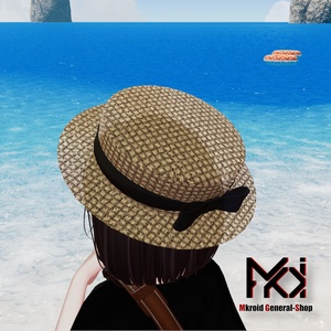 【VRChat想定】カンカン帽　（Boaterhat）【３Dモデル】 缩略图 5