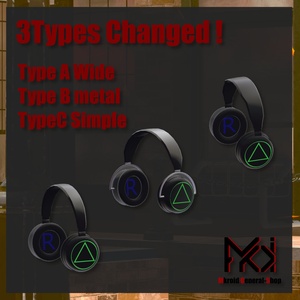 【VRChat想定】Simple Head Phone【３Dモデル】 缩略图 2