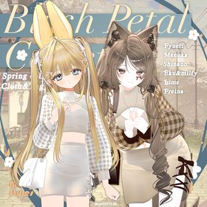 【７アバター対応】ブラッシュペタルコーセット-Blush Petal Corset-