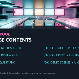 LIMINAL POOL 3Dキット【VRChat / PC・Quest】 缩略图 6