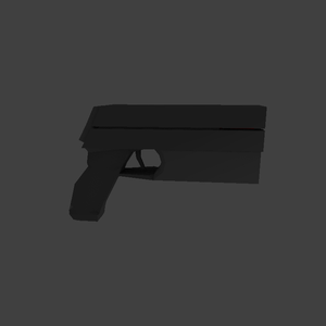 【VRchat向け3Dモデル】拳銃B