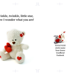 同人誌印刷用表紙　Teddybear
