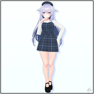 『桔梗(Kikyo)』Plaid Dress for Kikyo 缩略图 2