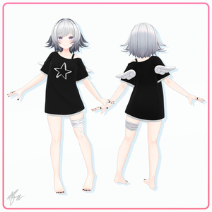 『むろむ あのん用』 オフショルダーシャツ Remake 缩略图 2