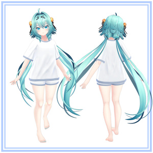 『竜胆 (Rindo)』 Tシャツ＆ショーツ Tshirt & Shorts 缩略图 2