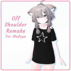 『真冬 (Mafuyu)』 オフショルダーシャツ Remake