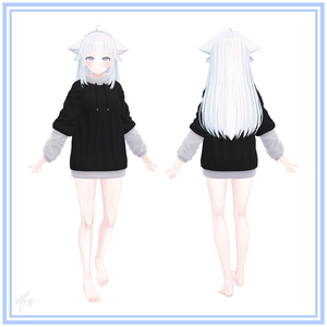 『珀杏 (Hakua)』 Simple Hoodie for Hakua 缩略图 2