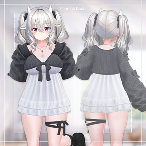 『12アバター対応』 Linger Knit 【3D衣装モデル】 缩略图 2