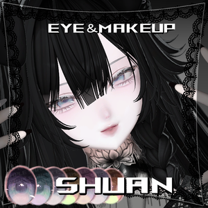 【 しゅあん/Shuan対応】 Velvet Noir Makeup＆Eyes texture 7coller