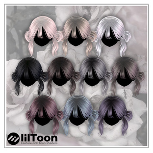 【12アバター対応】Velia twin Hair 缩略图 12