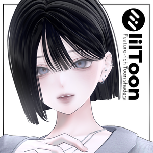 ♡update♡【12アバター対応】切りっぱなしぱっつんボブヘア