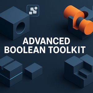 【ブレンダーアドオン】Advanced Boolean Toolkit - KSYN（ブール操作効率化アドオン）