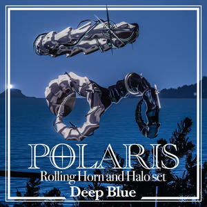 POLARIS Horn&Halo Set【Deep Blue】