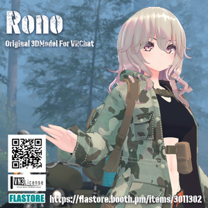 VRChat向けオリジナル3Dモデル「Rono」