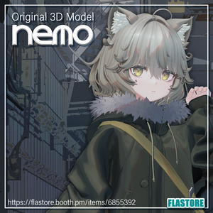 VRChat向けオリジナル3Dモデル「Nemo」Mobile対応