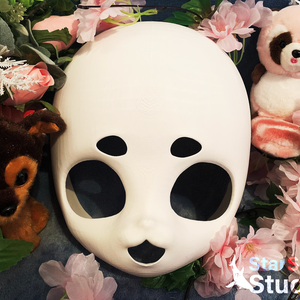 STL FILE ONLY KIG KEMONO BUNNY CAT MASK HEAD BASE FURSUIT FURSONA HEAD