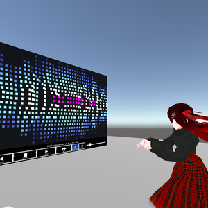[VRCワールド] VRChat向け 音楽プレイヤー＋スペクトラムアナライザー